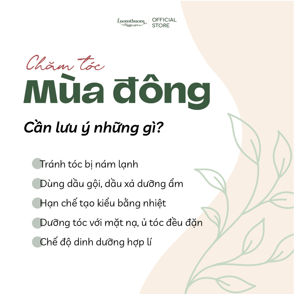 Chăm sóc tóc mùa đông