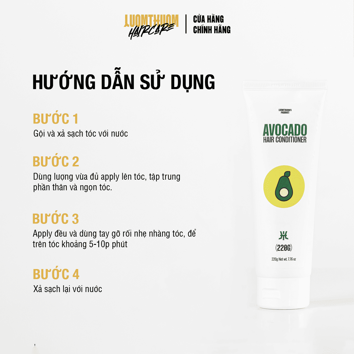 Hướng dẫn sử dụng Dầu xả bơ