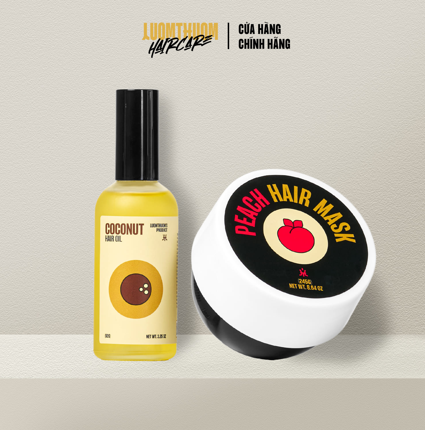 Combo dầu dưỡng tóc mọc nhanh của Luomthuom Haircare